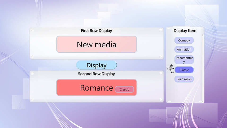 Choose Upper and Lower Slides Topic